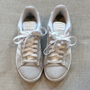 Adidas Classic Gray Lace-Up Sneakers